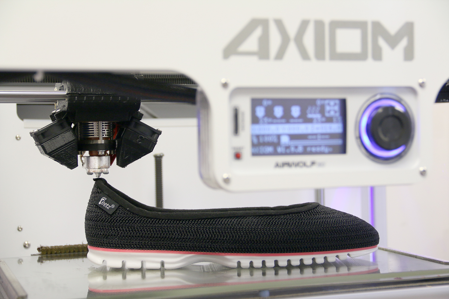 Feetz uses Airwolf 3D's mass customization 3D printers for manufacturing shoes.